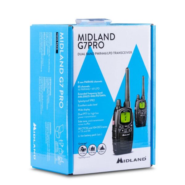 Midland G7 Pro Walkie Talkie DOPPIO