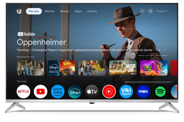 Sharp Google TV™ 43″ 4K Ultra HD QLED