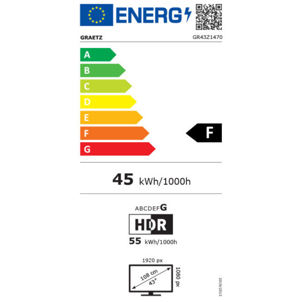 TV 43″ GRAETZ  FHD LED HDR10 WebOs 2.0 - immagine 5