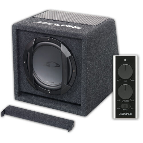 ALPINE SUBWOOFER AMPLIFICATO in CASSA da 8” (20cm)