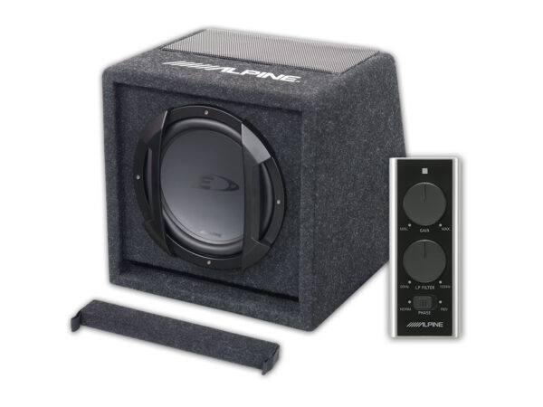 ALPINE SUBWOOFER AMPLIFICATO in CASSA da 8” (20cm)