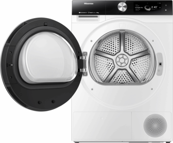 HISENSE Asciugatrice DH7S107BW 10KG WIFI FUNZIONE VAPORE - immagine 2