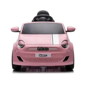 Baby Car Fiat 500 12V Rosa Telecomando e Fari LED