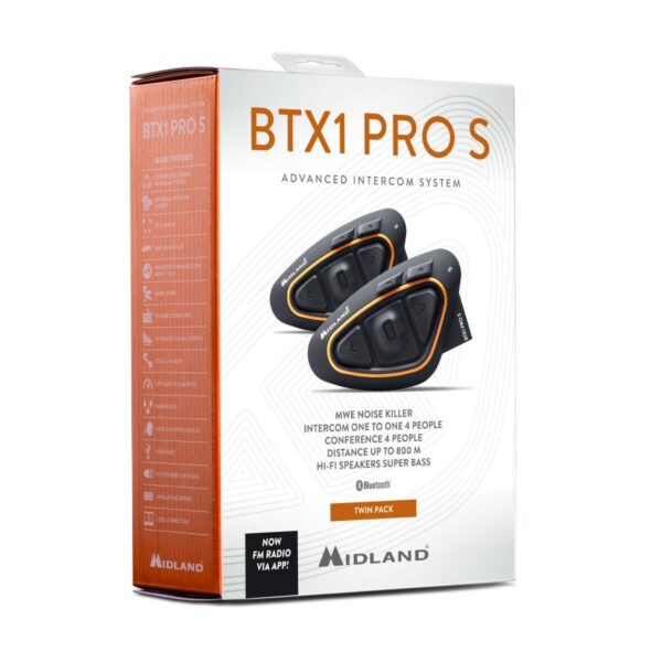 Midland BTX1 Pro S Interfono Twin