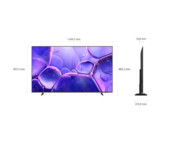 TV 65 SAM LED 4K SMART WIFI DVBC DVBS2 DVBT T2 UE65U8072FUXXH EUROPA - immagine 3